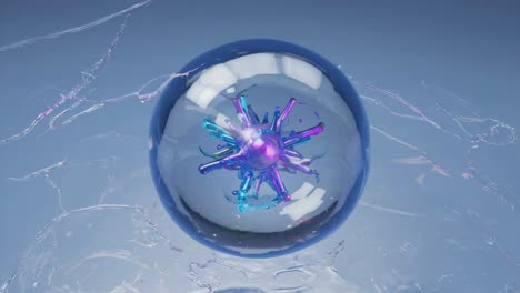 virus in a bubble