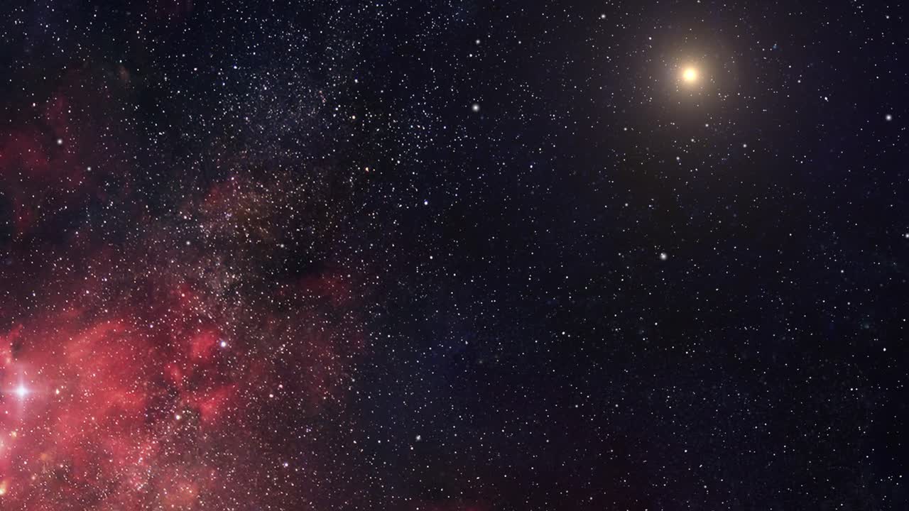 별들은 우주의 어을 장식합니다.