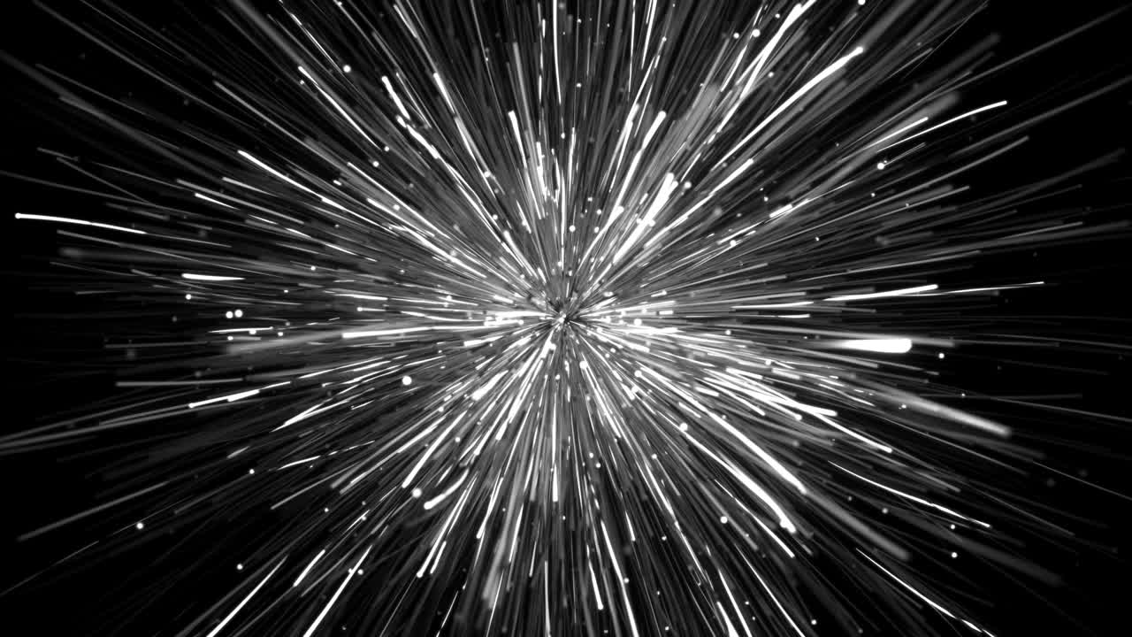 입자 폭발 구름.