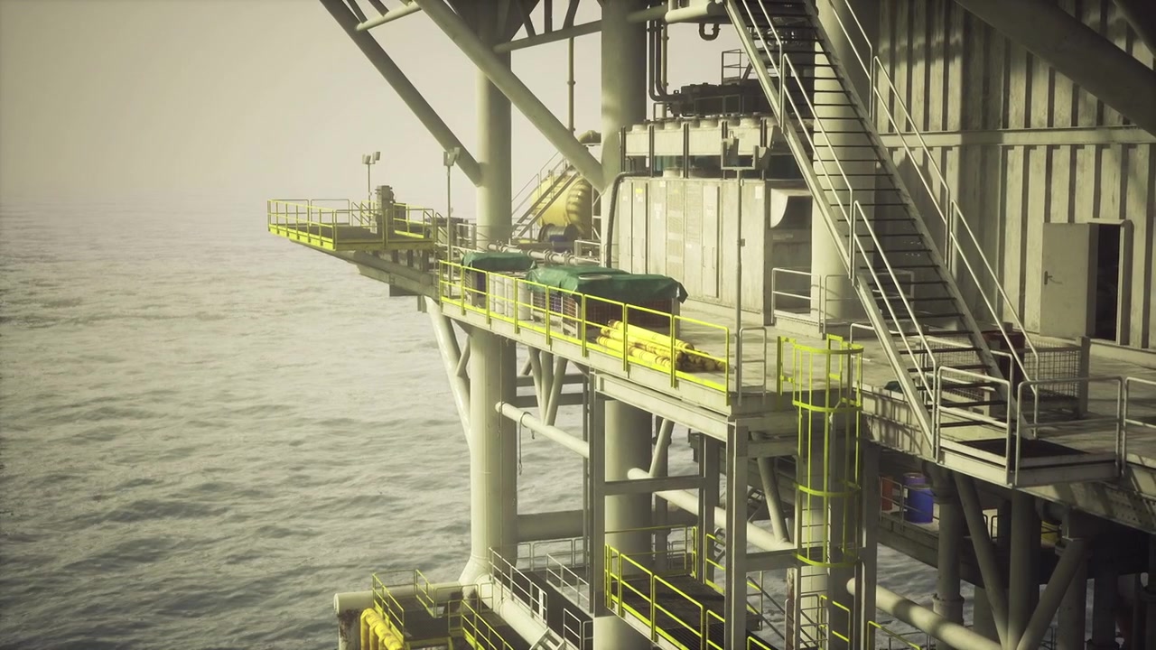 Engineered platform with safety elements for routine inspections