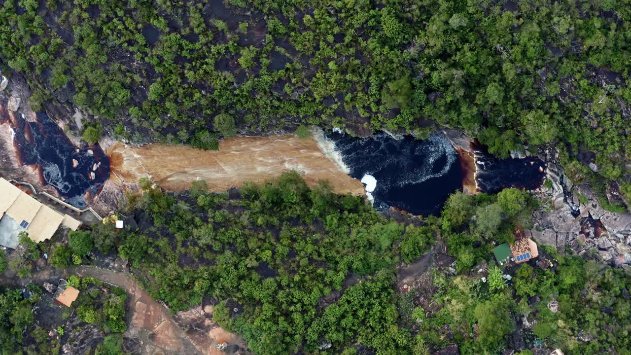 Beautiful aerial drone bird's eye shot of the