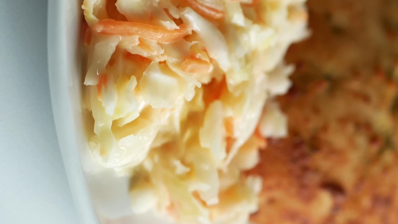 Coleslaw in a bowl