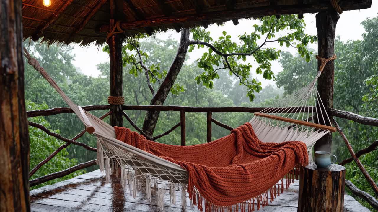 Cozy Cabin Retreat in the Rain