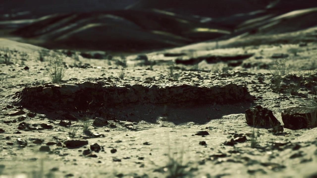 Cinematic scene emphasizing urgent climate visuals and textures