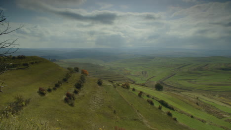 stunning shot of romanian agriculture