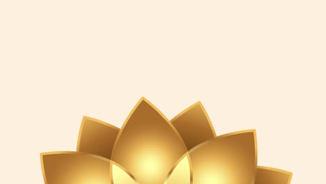 ramadan islamic background - 4k islamic ramadan - geometrical shapes - (loopable) - lotus flower - rotating shape