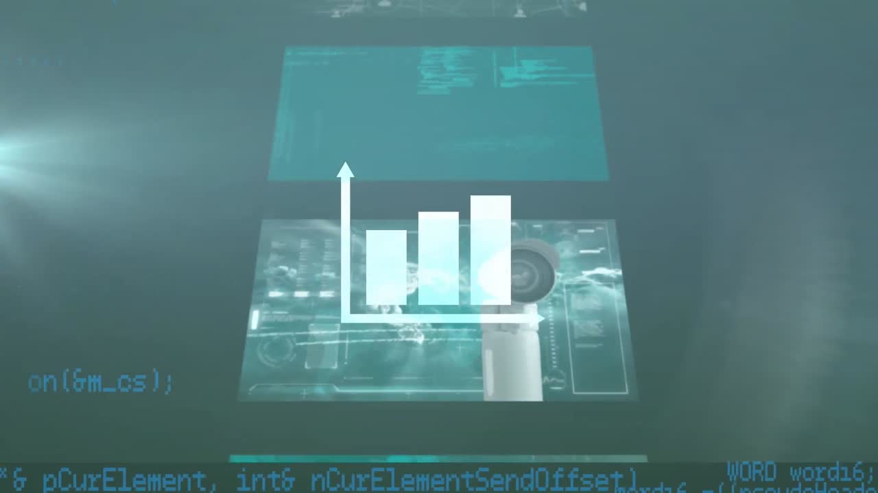 animación del gráfico sobre el procesamiento de datos