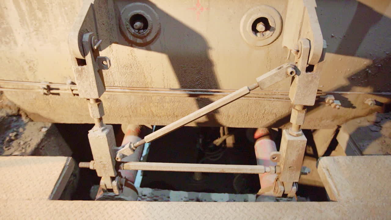 close-up механизма промышленных машин