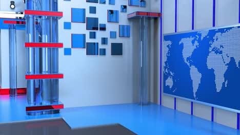 3d virtual tv studio news