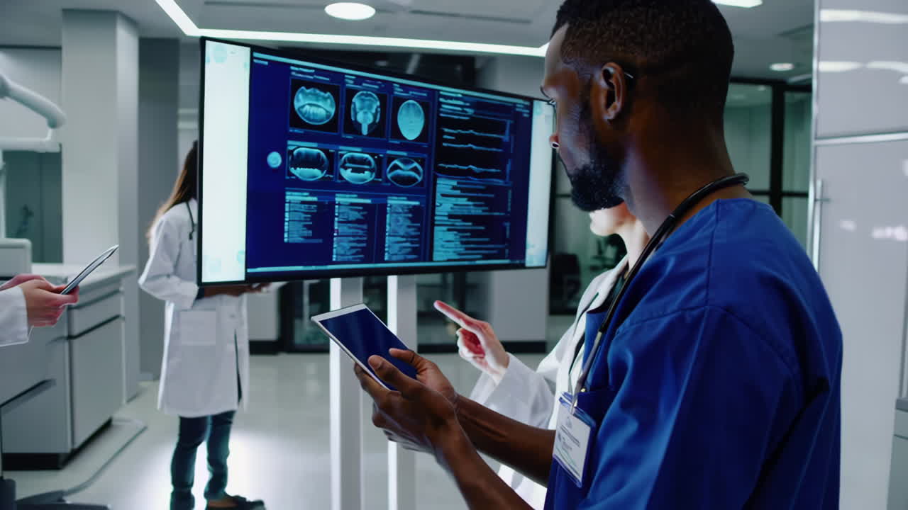 Medical Professionals Reviewing Medical Data