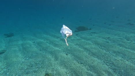 protective mask in the sea