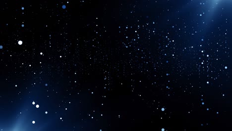 particles blue dust abstract light bokeh motion titles cinematic background loop