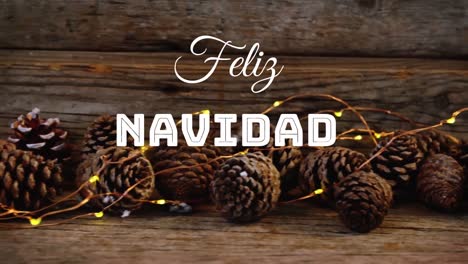 Feliz-Navidad-written-over-Christmas-decorations