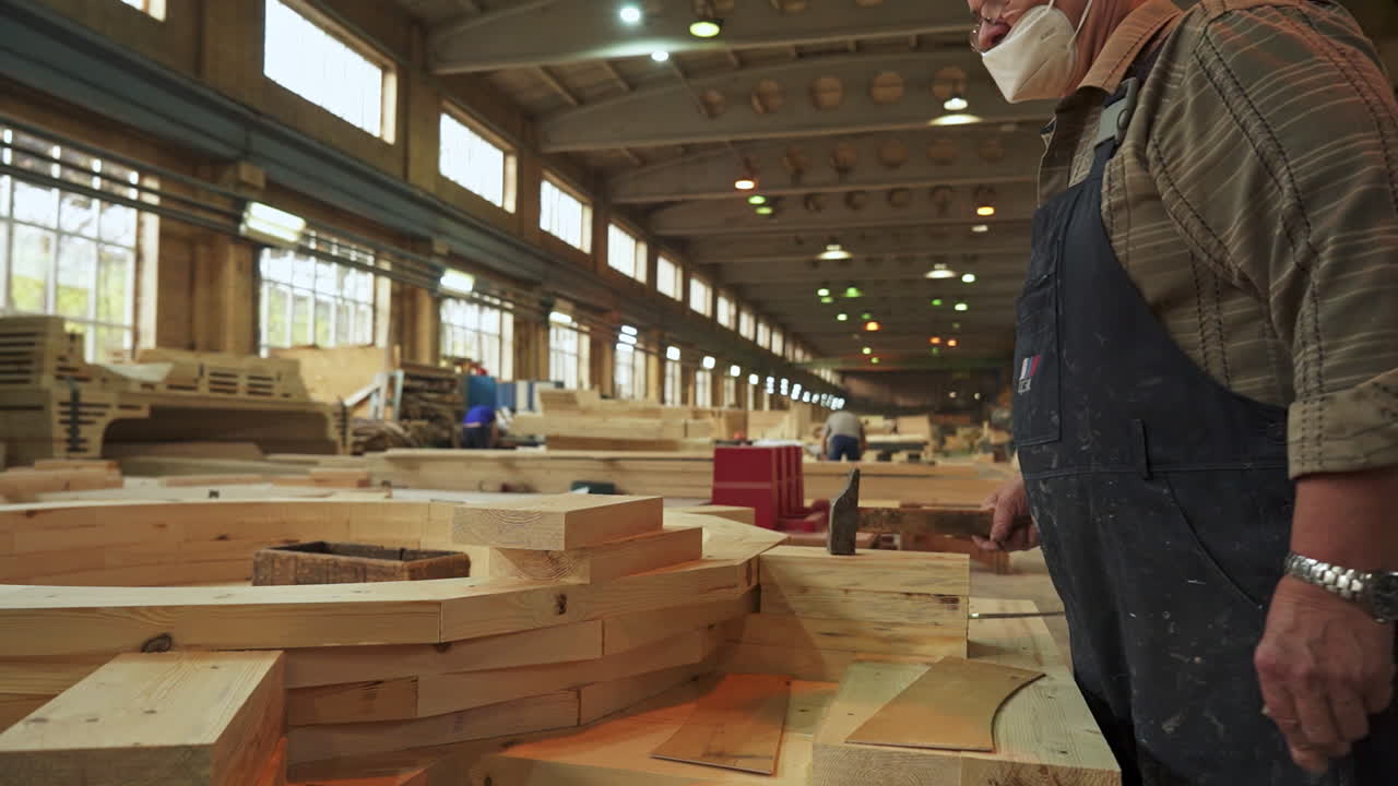 목재 가공 공장 생산