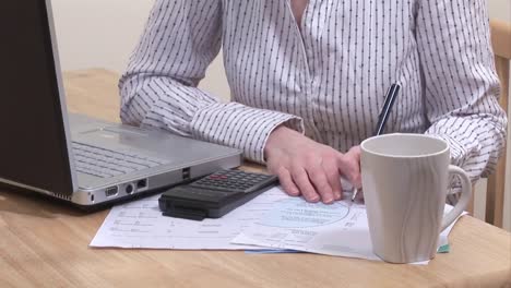 Stock-Footage-of-Woman-Working-at-Home