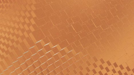 abstracto geométrico rosa fondo dorado azulejos de papel de aluminio textura de bucle sin costura fondo renderizado en 3d