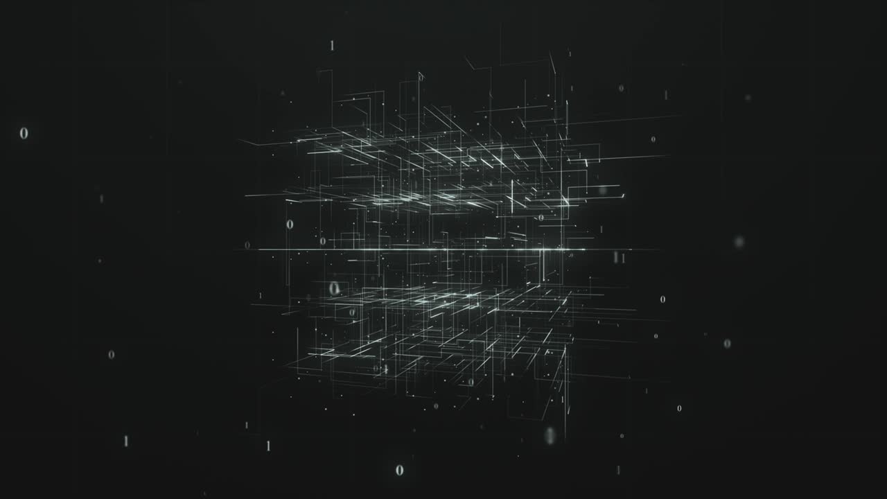 Technology Smart Grid stock video