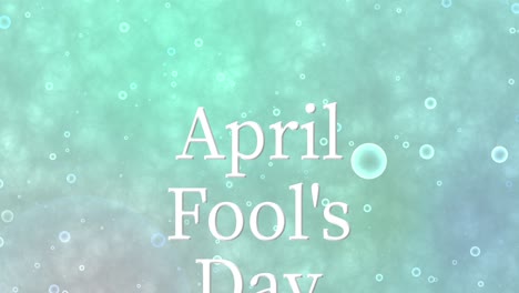 april fool's english message text animation motion graphics