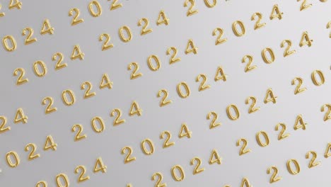 Golden-2024:-A-Lustrous-Repetition-on-white-background