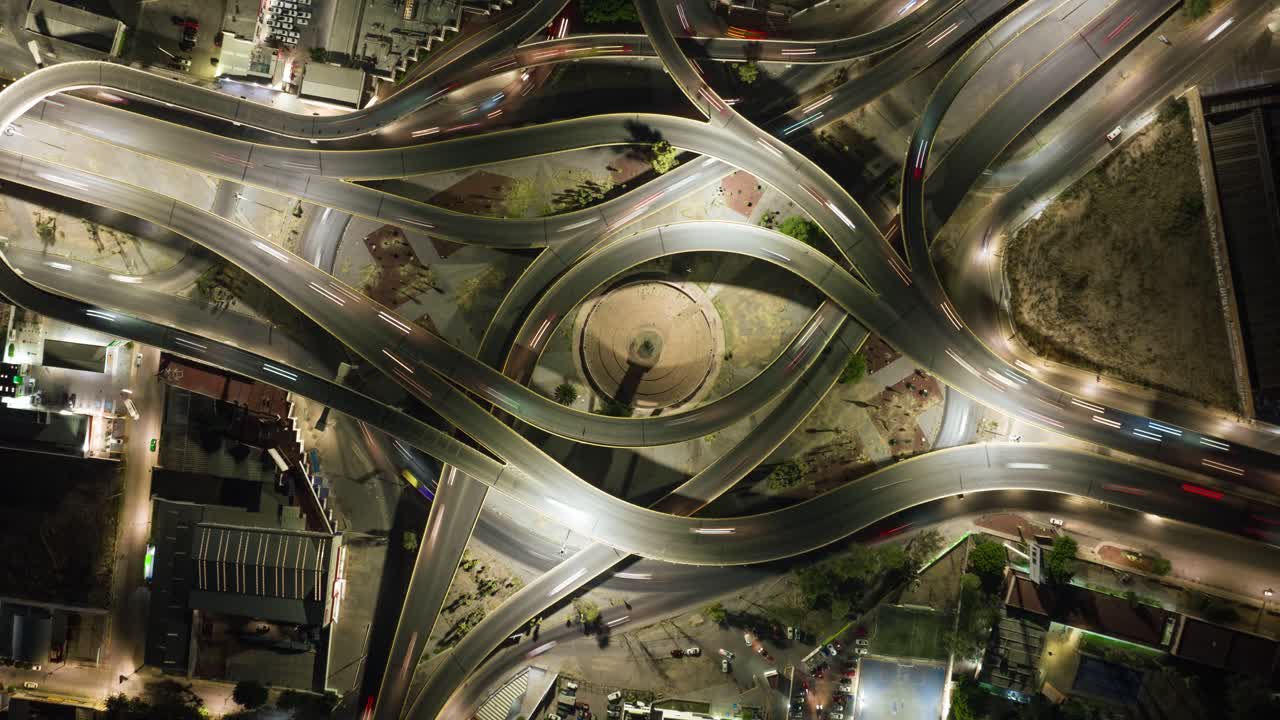 Aerial footage of the main highway of San Luis Potos&iacute; City in M&eacute;xico