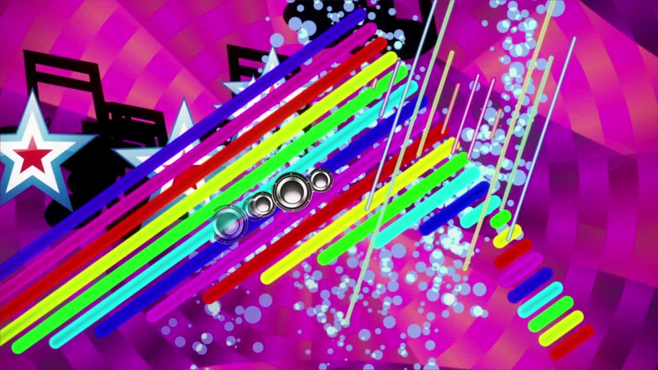 음악 스트럼 빈티지 vj 루프