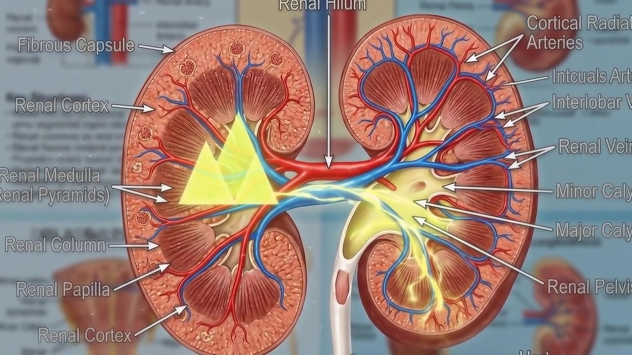 Medical Animation of Human Kidney Anatomy and Filtration Process