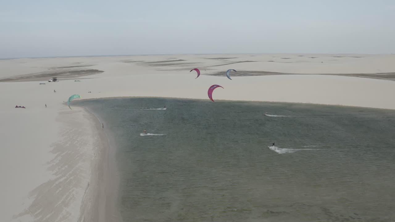 Kiteboarding in the Dunes