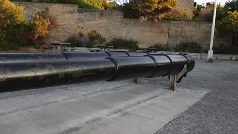 old military cannon in melbourne, australia