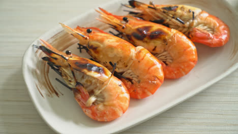 Langostinos-O-Gambas-De-Río-A-La-Plancha---A-La-Marinera