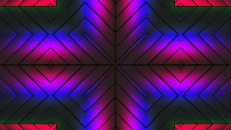 patrón de neón geométrico abstracto
