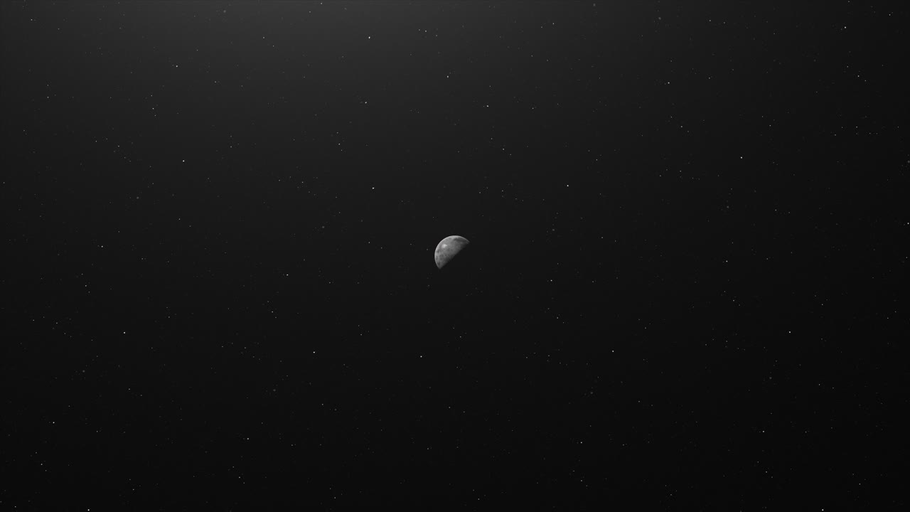 vista realista del planeta mercurio en 3d contra el cielo estrellado