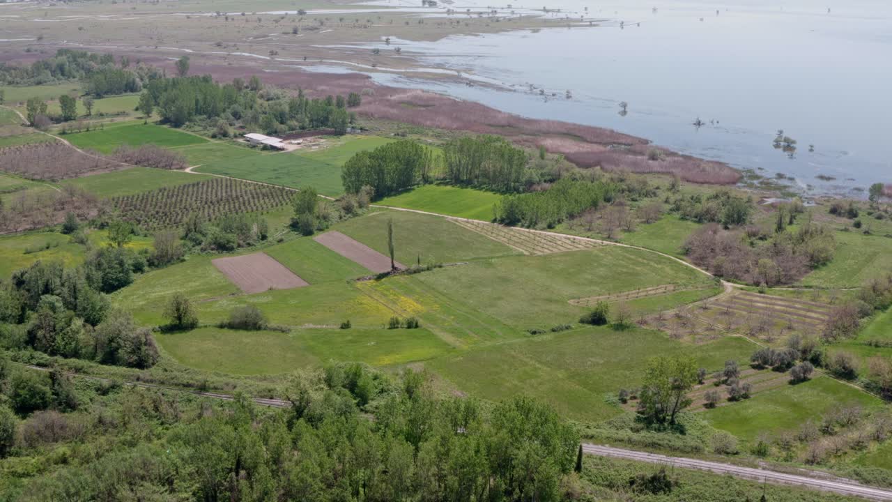 воздушные клипы, снятые на озере керкини - горе белес в северной греции