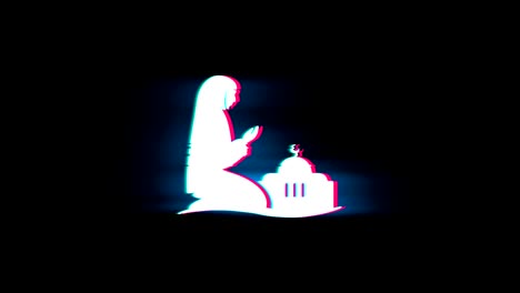 islamic dua namaz praying icon symbol