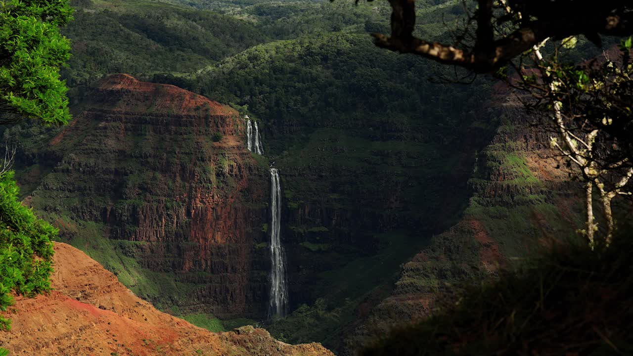 Slow Motion Video of Waipo'o Falls in Kauai, Hawaii #2