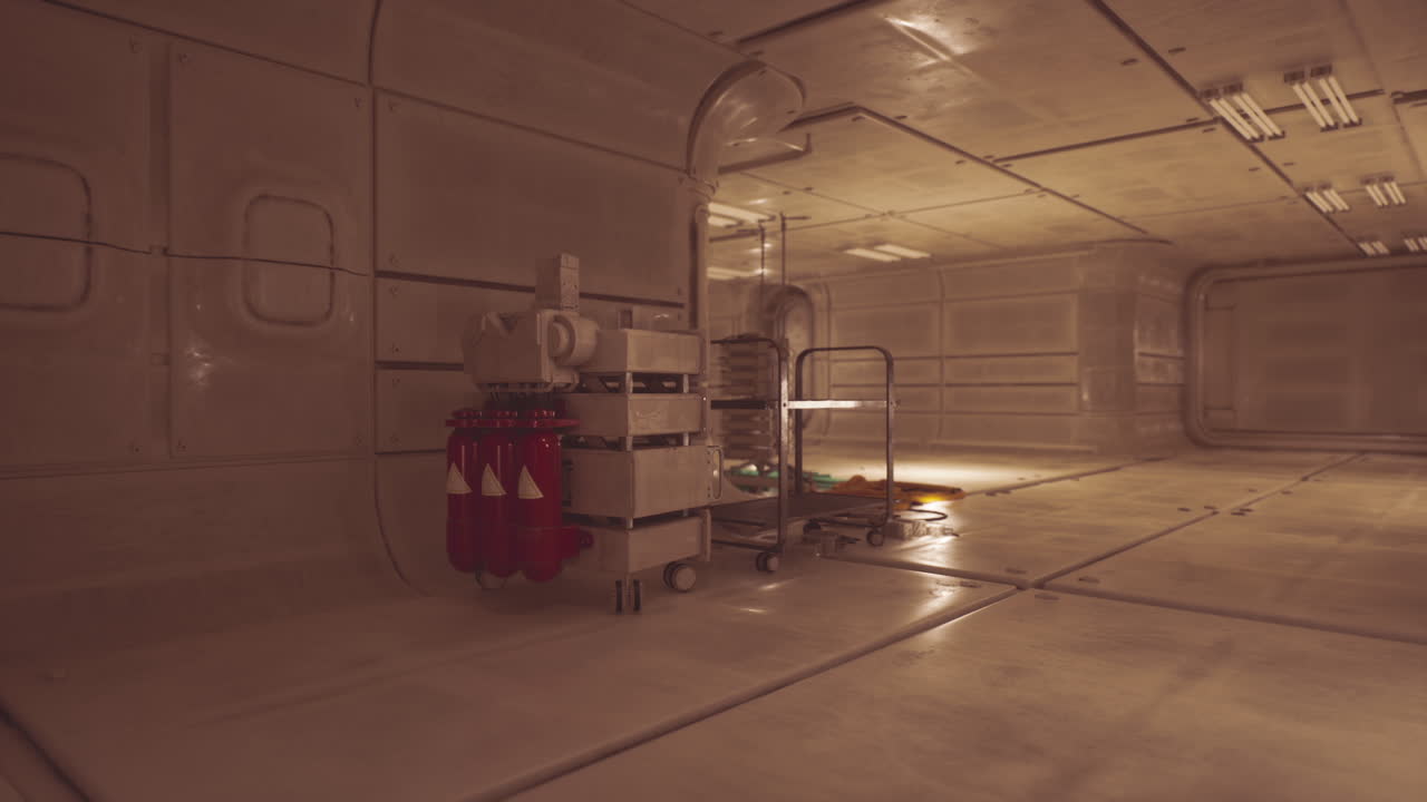 Scientific equipment assembled in a secluded underground laboratory
