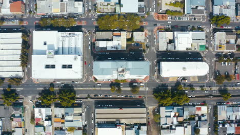 aerial view of a cityscape