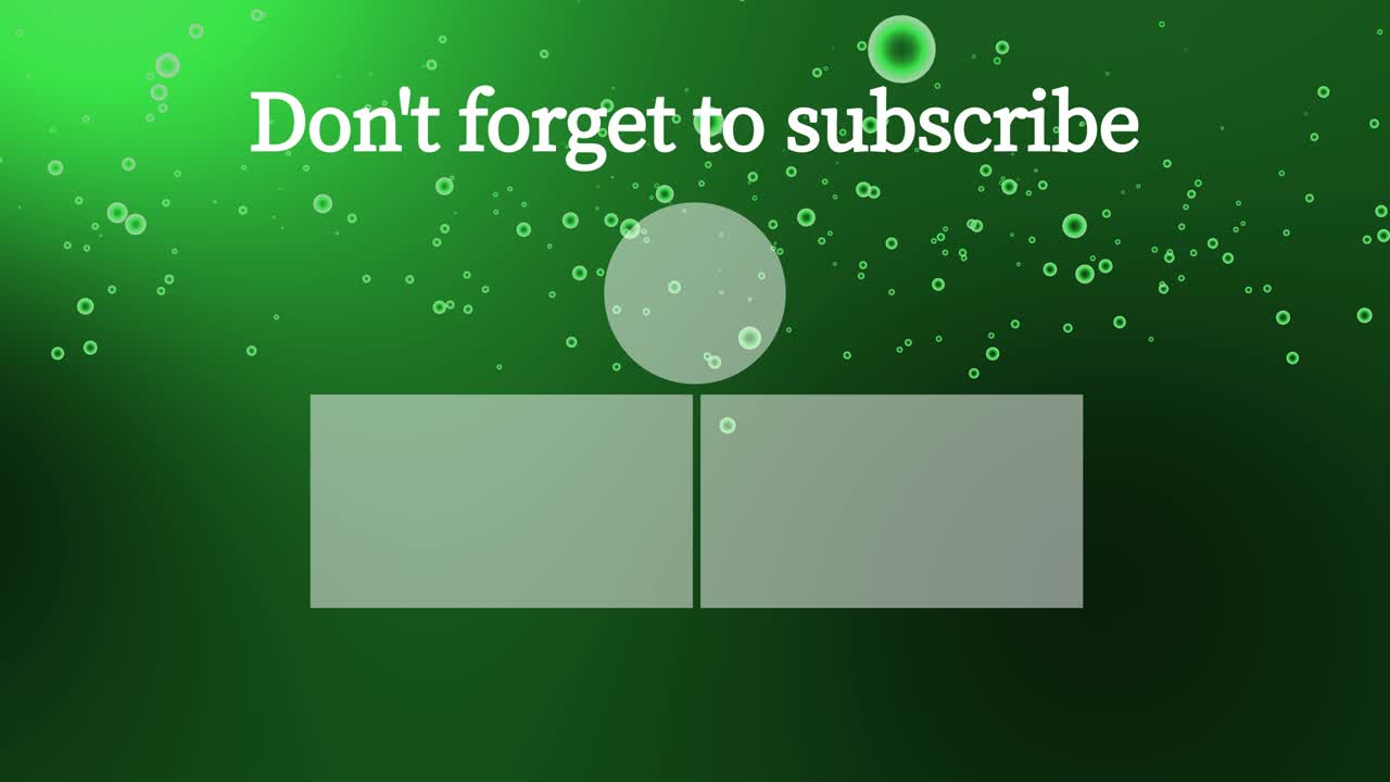 분류 거품 입자 끝 카드 모션 그래픽