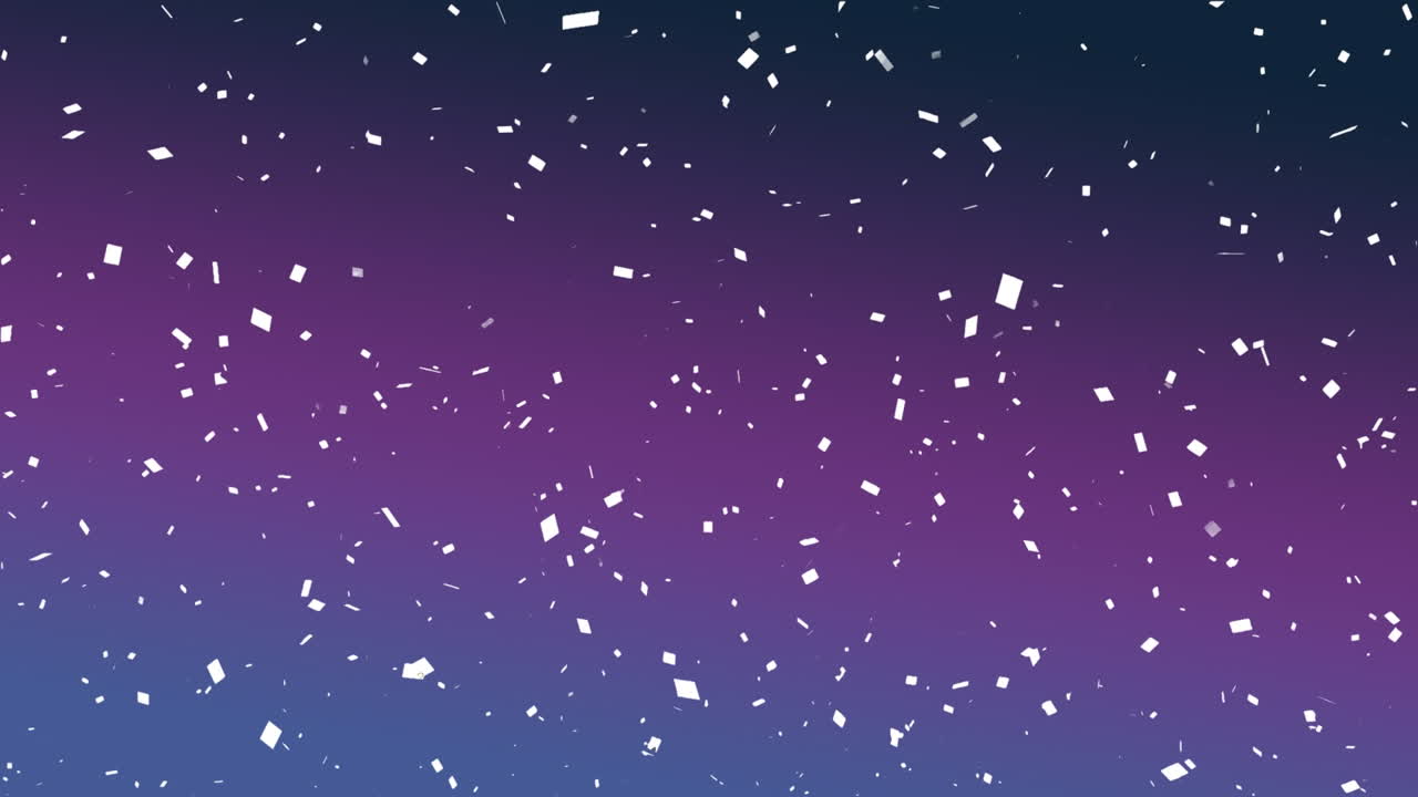 ⁇  콘페티가 떨어집니다.