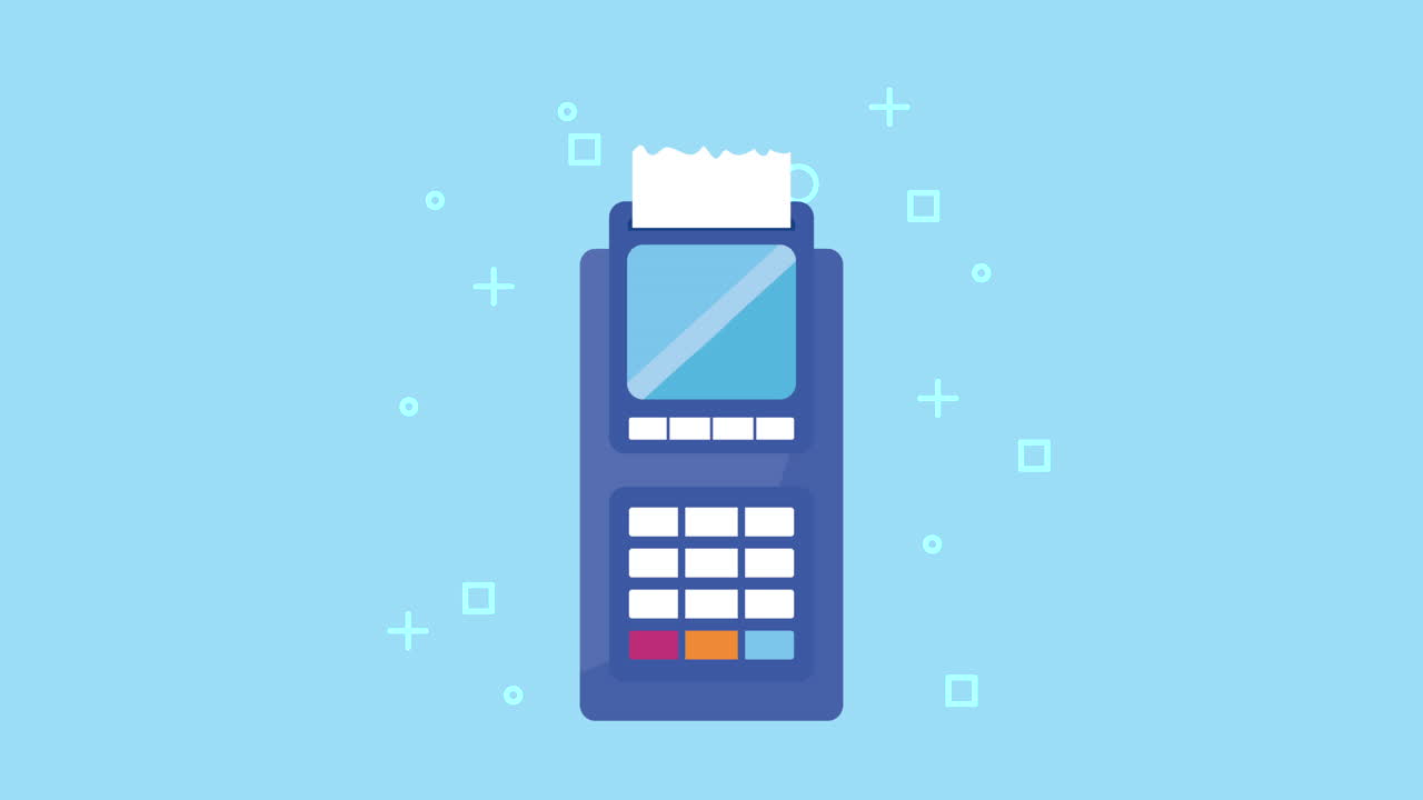 online commerce animation with voucher
