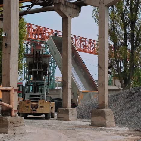 view of the mining quarry
