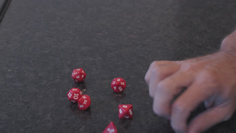 rolling polyhedral game dice 02