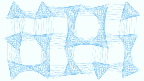 las líneas geométricas forman un patrón intrigante