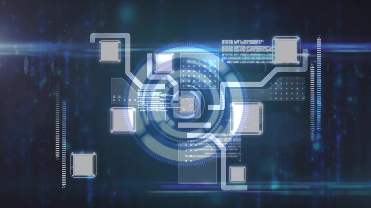 Animation of data processing over scope scanning
