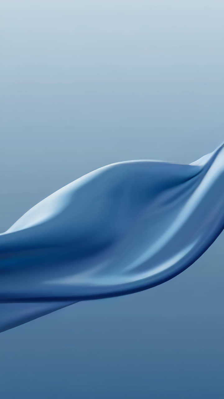 추상적인 파란 액체 흐름