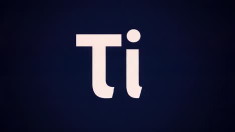 a creative exploration of typography and graphics: deconstructing the visual identity of the letter 'ti' through distinct picture frames
