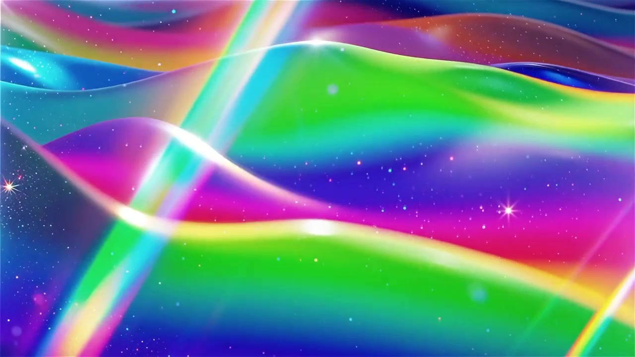 Sfondo astratto con onde di luce fluide.