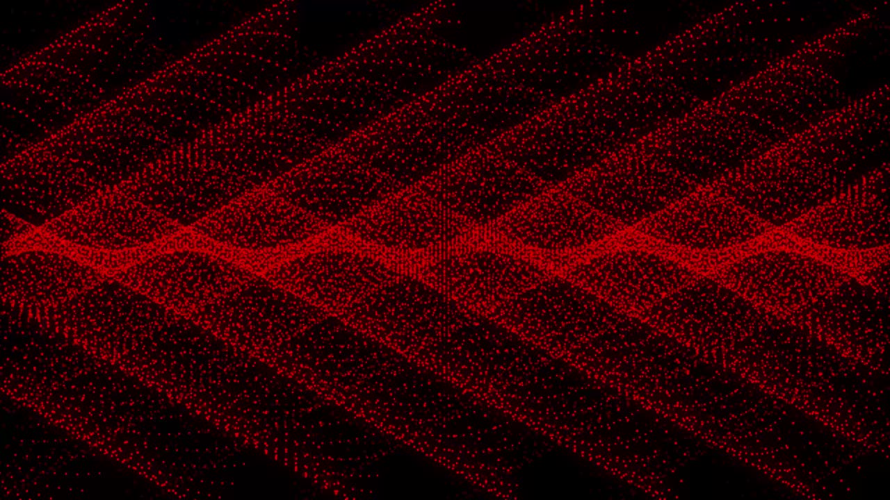 Red Color Dot Shape Pattern animation motion graphics