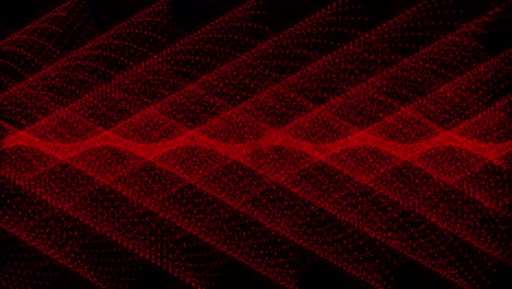 patrón de forma de punto rojo animación gráficos de movimiento