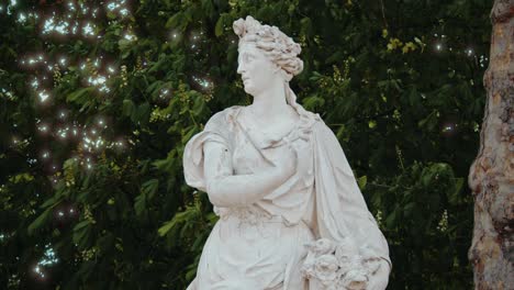 statue in the jardin du luxembourg in paris france