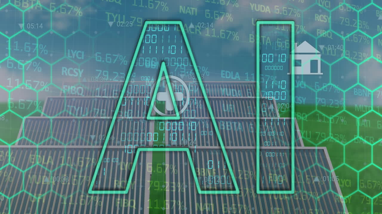 금융 데이터와 태양 전지 패널에 대한 텍스트